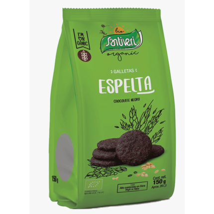 Bolachas de Espelta com Chocolate Bio