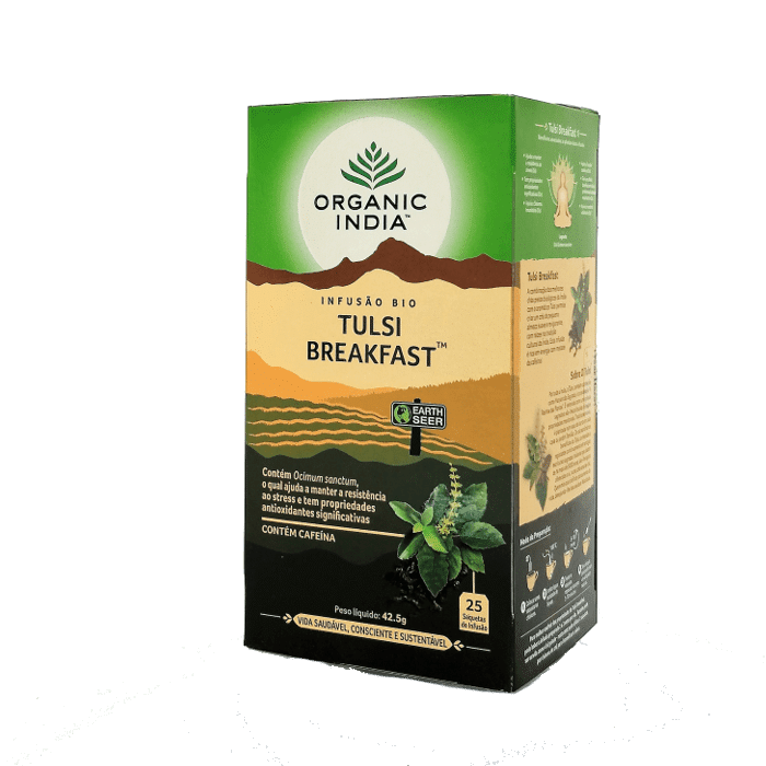 tulsi breakfast 25saq organic india