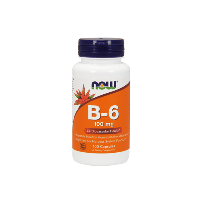 Vitamina B6 100 Capsulas 100 mg Now