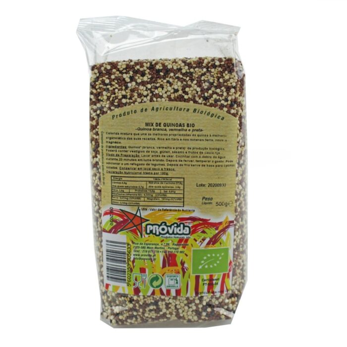 mix de quinoas bio 500g provida