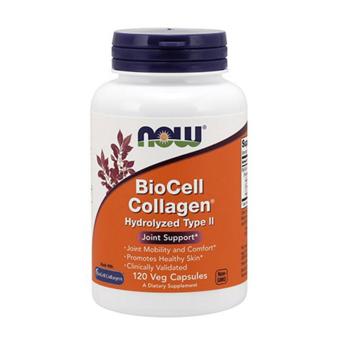 BioCell Collagen® Hydrolyzed Type II, suplemento alimentar sem glúten e sem soja