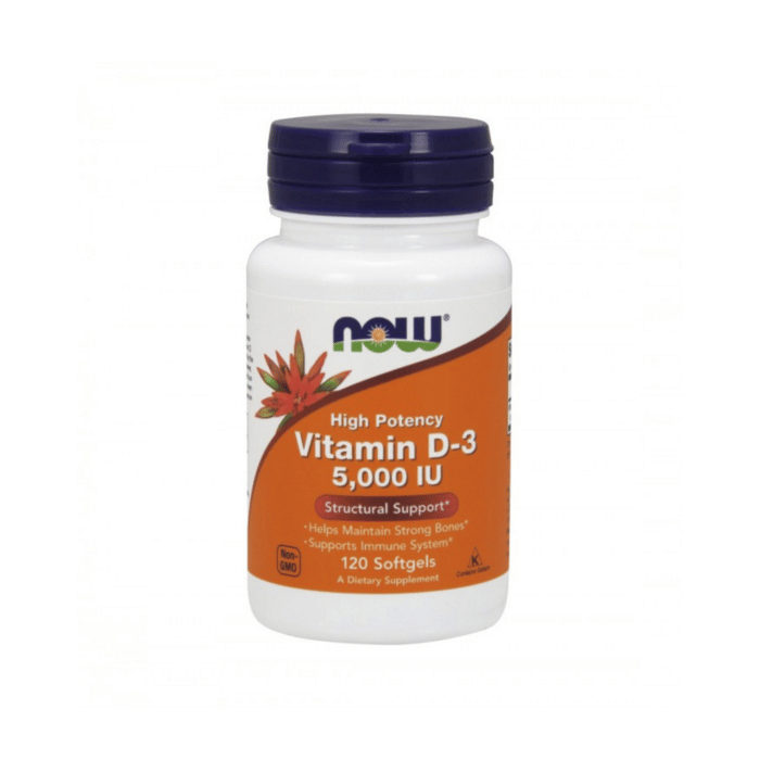 Vitamin D-3 5,000 IU, suplemento alimentar