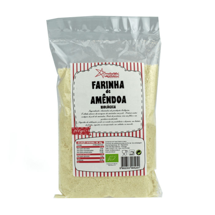farinha de amendoa bio 200g provida