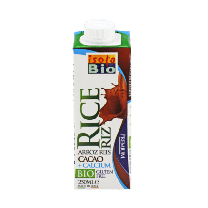 Bebida de Arroz + Cacao + Cálcio Isola BIO 250ml