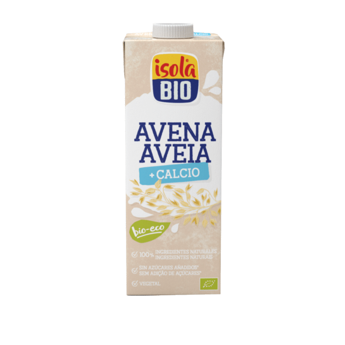 Bebida de Aveia com Cálcio Isola Premium BIO 1L