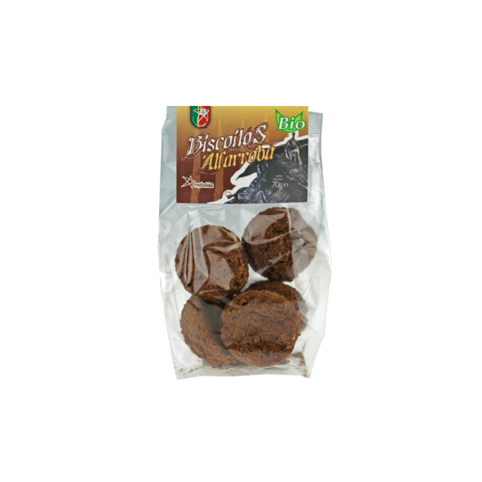 Biscoitos de Alfarroba, com ingredientes biológicos