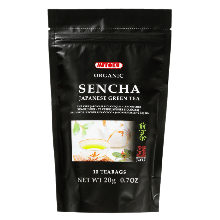 Chá Sencha Verde Japonês Saquetas BIO