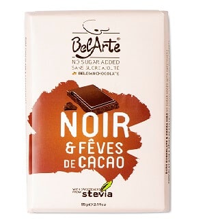 Chocolate Preto&Pepitas de Cacau Belarte (saçucar) 85g