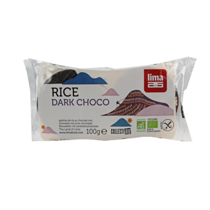 Galetes de Arroz com Chocolate Preto BIO 100g