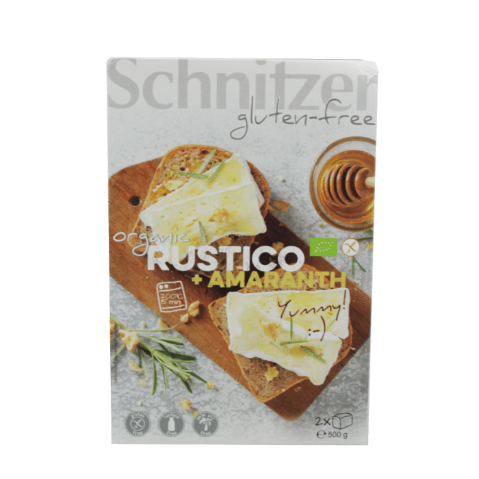 Pão Rustico+Amaranto SGlúten BIO SCHNITZER