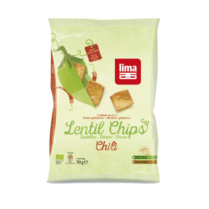 Snack de Lentilhas c Chili BIO 90g