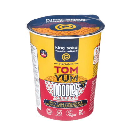 Sopa Tom Yum com Noodles de Arroz Integral