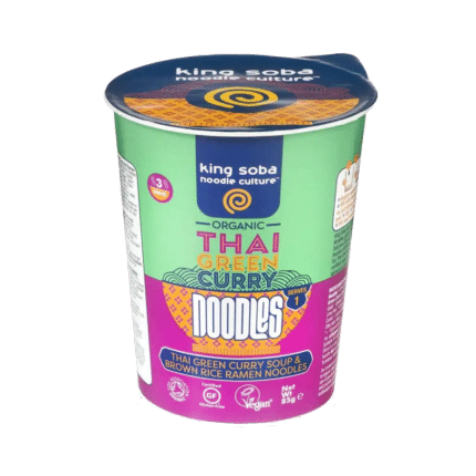 Sopa de Caril Verde Thai com Noodles de Arroz Integral