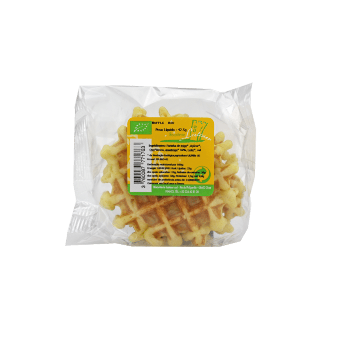 Waffle Natural, biológico