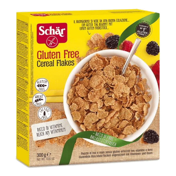 Cereal Flakes + Fibras 300 g Schar SG