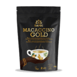 Macaccino Gold, com ingredientes biológicos, sem glúten, vegan