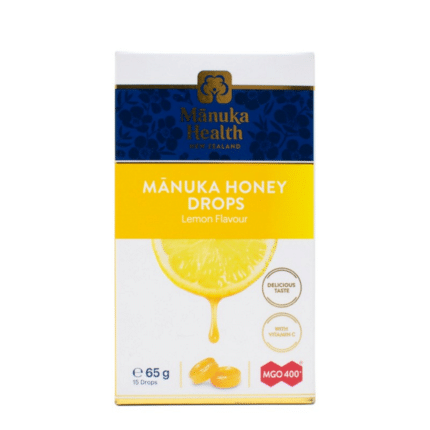 Rebuçados de mel de manuka e limão 65g MGO400+ Manuka Health