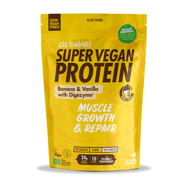 Super Vegan Prot Fitness Banana 350gr Bio Iswari