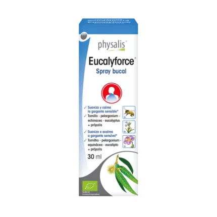 Eucalyforce Spray Bucal, com ingredientes biológicos