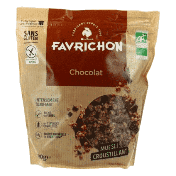 Muesli Bio Chocolate 500gr Favrichon