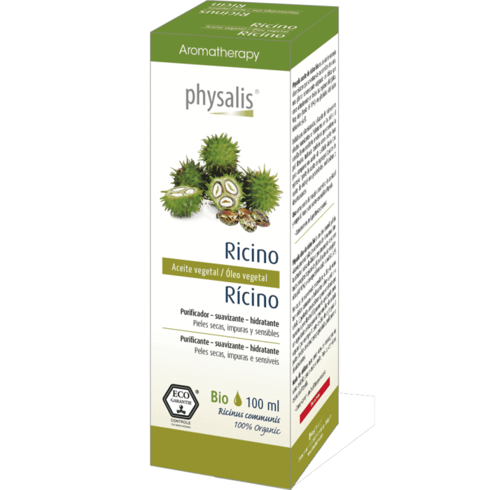 Óleo Vegetal Ricino Bio 100 ml Physalis