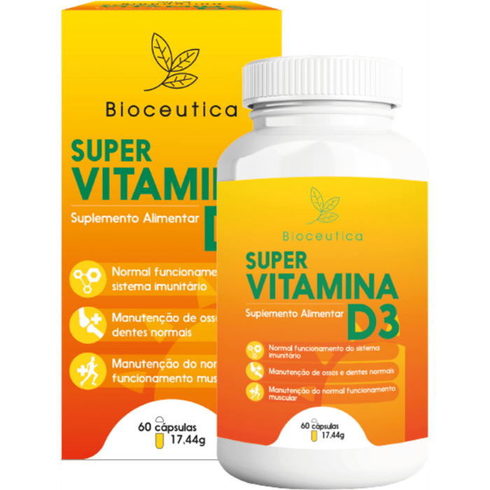 Super Vitamina D3 4000UI 60caps Bioceutica