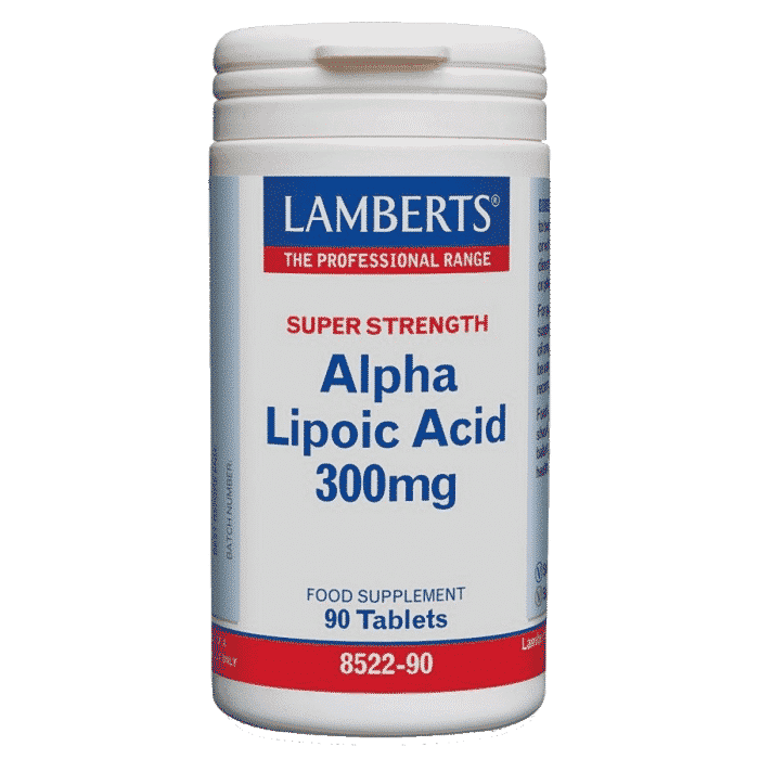 Acido Alfa Lipoico 300mg 90Tabs Lamberts