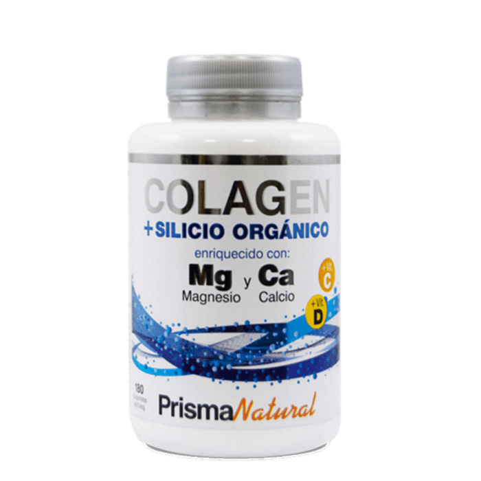 Colagenio + Silicio Organico C Vit E Minerais 180comp Prisma