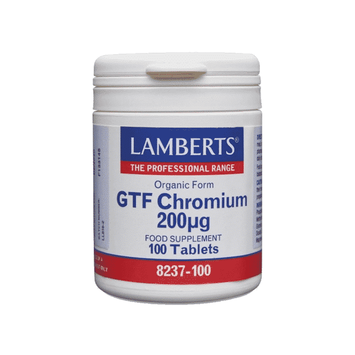 GTF - Crómio 200 µg, suplemento alimentar