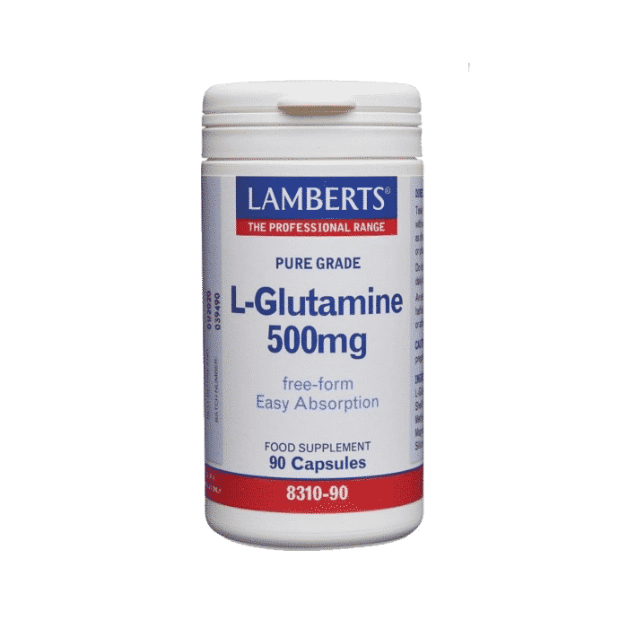 L-Glutamina 500mg 90 Caps Lamberts