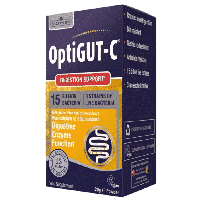 OptiGUT-c com Fibra+Inulina+Cálcio 120gr