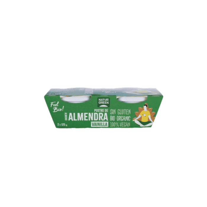 Sobremesa Amendoa Baunilha Naturgreen 2x125gr SG