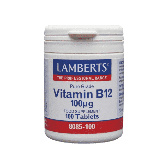 Vitamina B12 100mcg 100comprimidos Lamberts
