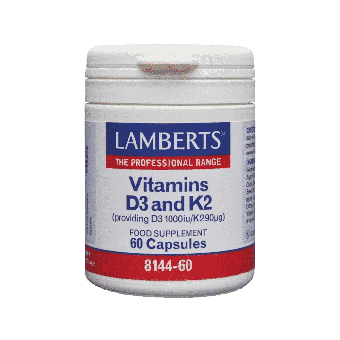Vitamina D3+K2 60 Caps Lamberts