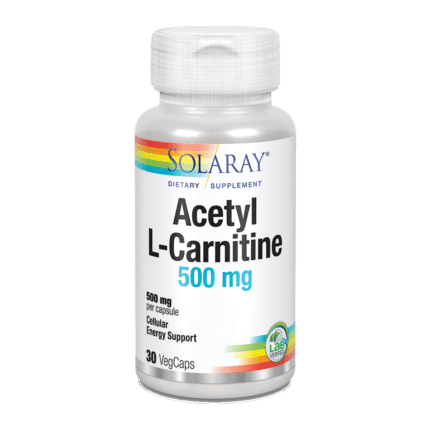 Acetyl L-Carnitina 500mg 30 VegCaps Solaray