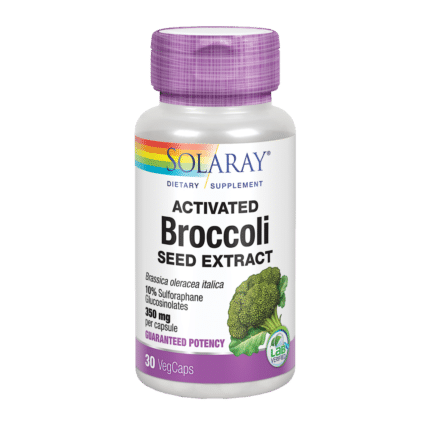 Activated Broccoli Seed Ext 350mg 30 VegCaps Solaray
