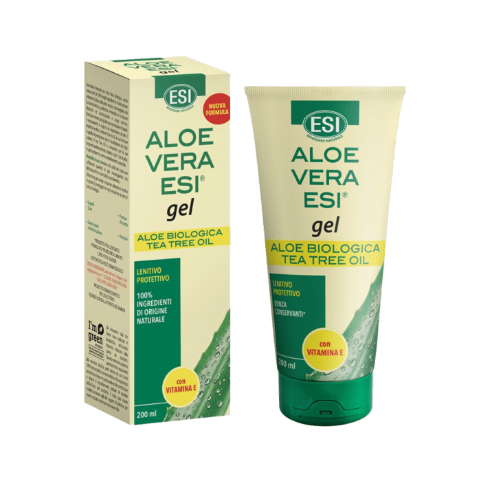 Aloe Vera Gel + Vit E + Tea Tree 200ml ESI