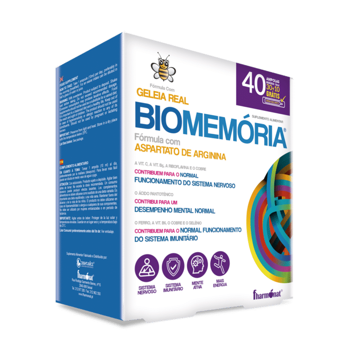 Biomemoria 30+10 Ampolas Fharmonat