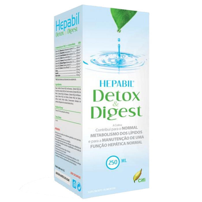 Hepabil Detox & Digest, suplemento alimentar