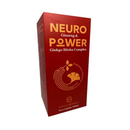 Neuro Power Ginseng e Ginkgo Biloba Complex 300ml Lucilia Branco