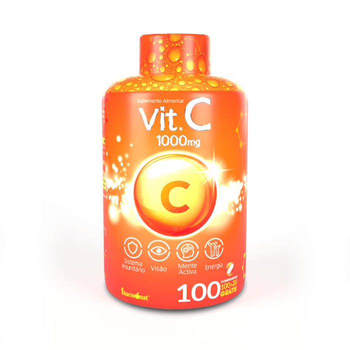 Vitamina C 100mg 120 Comp Fharmonat
