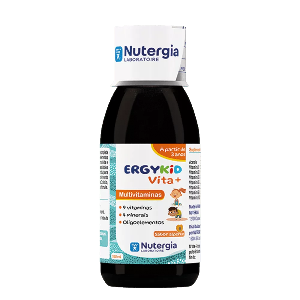 ErgyKid Vita +, suplemento alimentar para crianças, multivitaminas